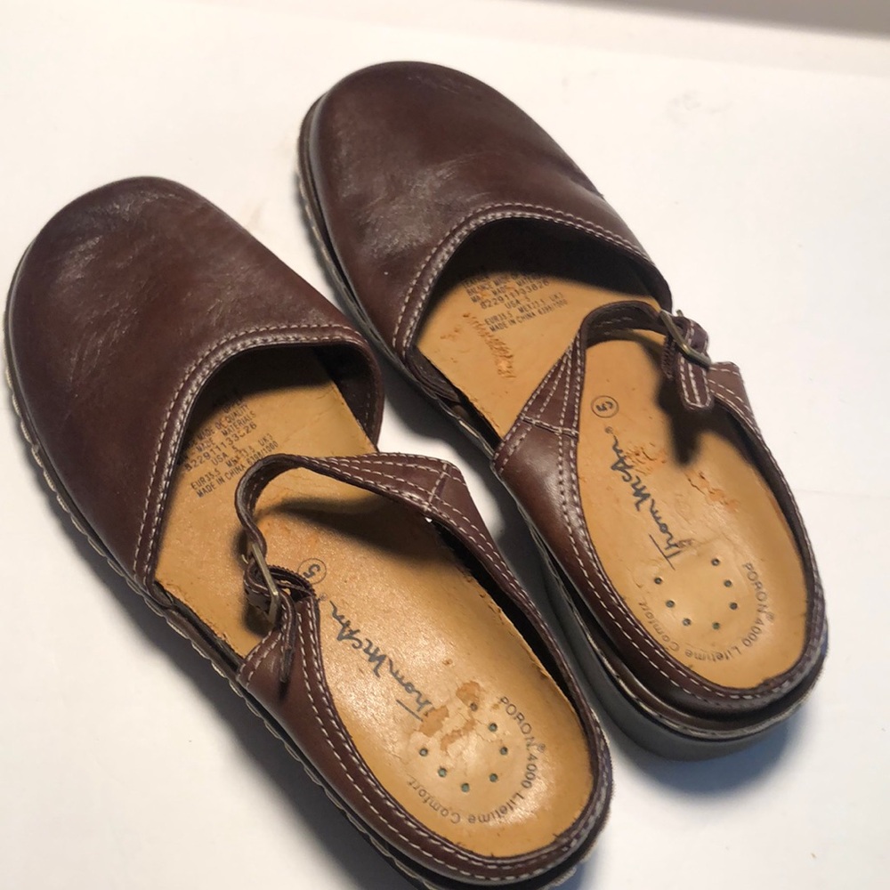 Woman’s rare Y2k spring comfort Thom Mcan Brown Mary Jane Y2k shoes